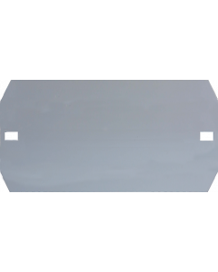 Plaquette altuglass transparente - gravure blanche